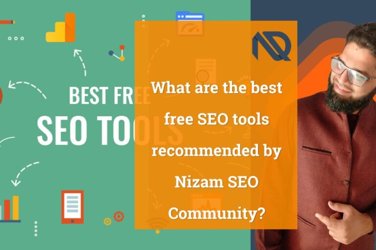 What are the best free SEO tools recommended by Nizam SEO Community?