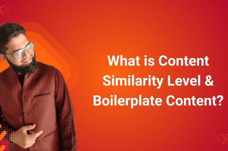 What is Content Similarity Level & Boilerplate Content?