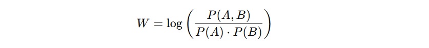 Pointwise Mutual Information (PMI)
