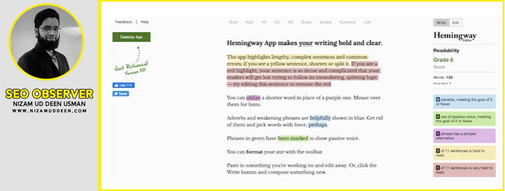 Hemingway App