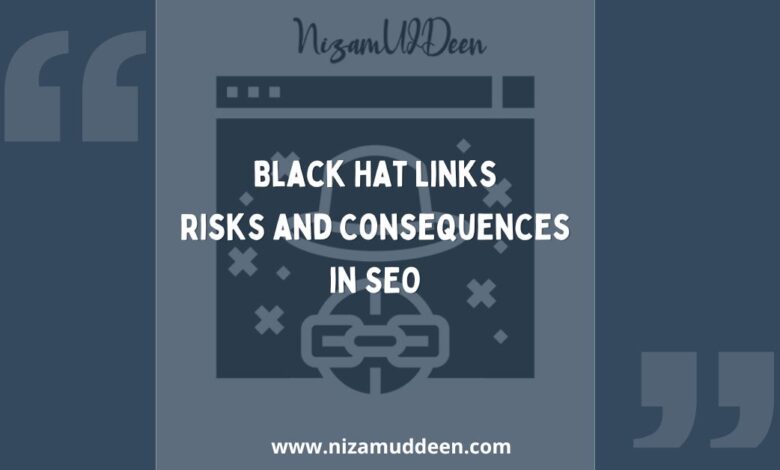 Black Hat Links Risks and Consequences in SEO