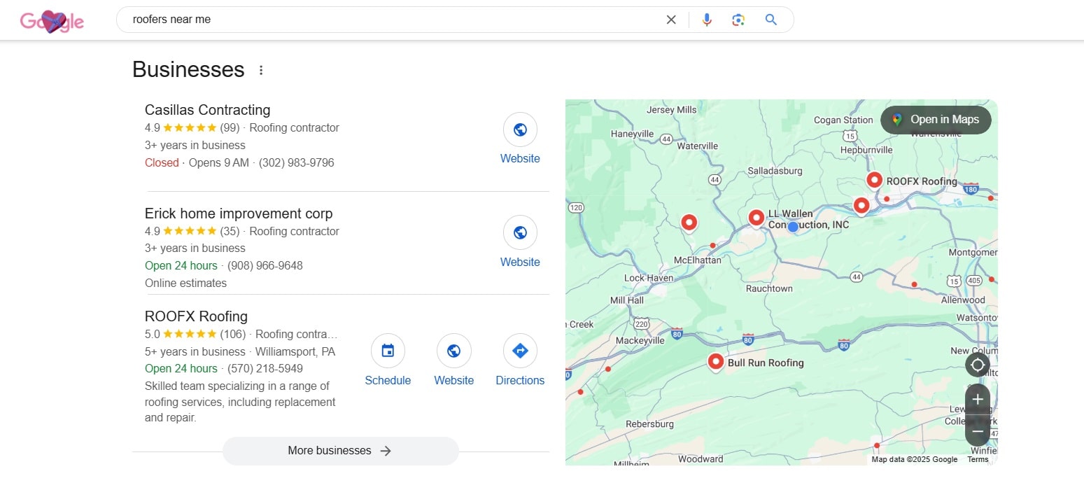 Google’s Local 3-Pack and Google Maps