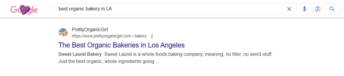 best organic bakery in LA