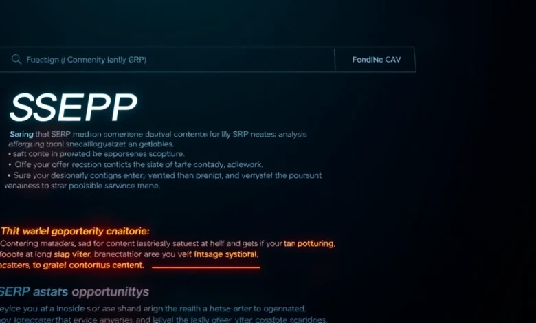 SERP Gap Analysis