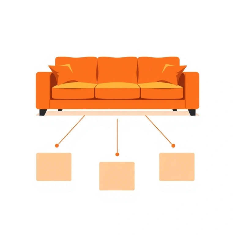 Every item in the room linked to its product